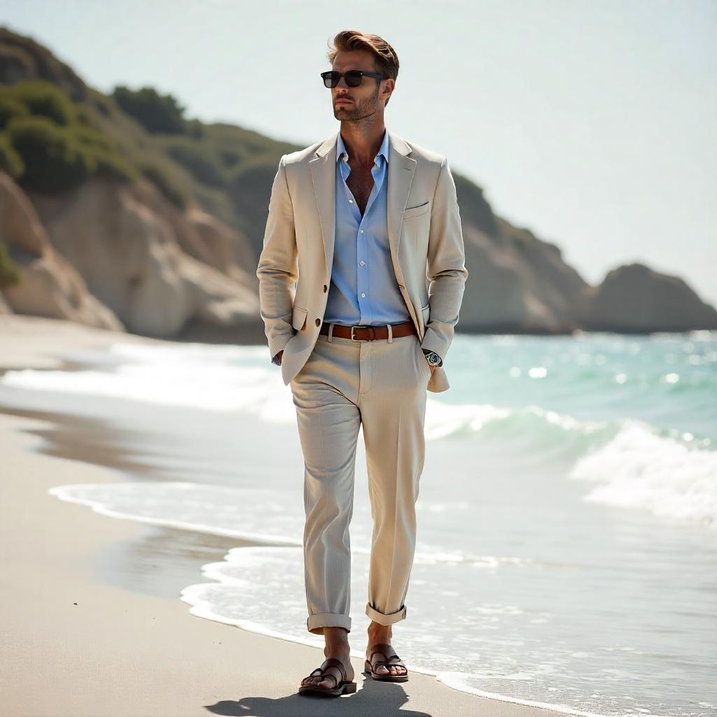 Summer Elegance Linen Trousers