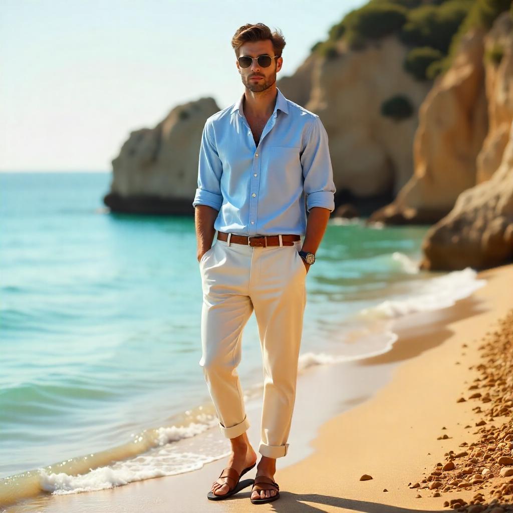 Summer Elegance Cotton Shirt